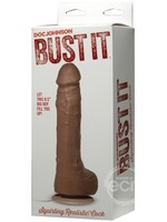 Doc Johnson Bust It Squirting Realistic Cock - Brown