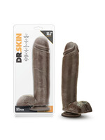 Blush Novelties Dr. Skin - Mr. Mister 10.5" Dildo With Suction Cup - Chocolate