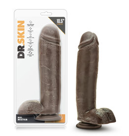 Blush Novelties Dr. Skin - Mr. Mister 10.5" Dildo With Suction Cup - Chocolate