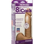 Doc Johnson Vac-U-Lock 8-Inch Ultraskyn Cock - Vanilla