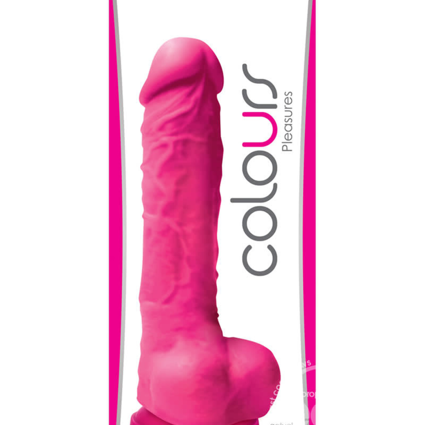 nsnovelties Colours Pleasures Silicone Dildo 5in - Pink