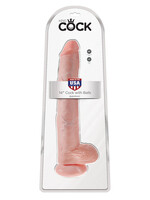 Pipedream King Cock 14" Cock With Balls - Light