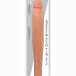 Curve Toys Jock 13" Tapered Double Dong - Vanilla