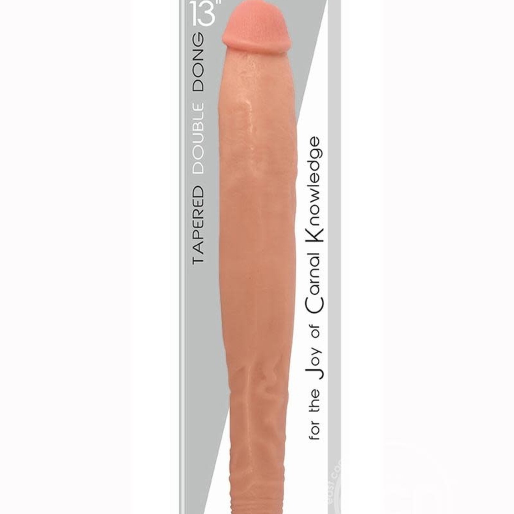 Curve Toys Jock 13" Tapered Double Dong - Vanilla