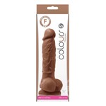 NSN Colours - Pleasures - 5" Dildo - Brown