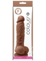 NSN Colours - Pleasures - 5" Dildo - Brown