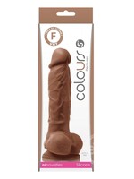 NSN Colours - Pleasures - 5" Dildo - Brown