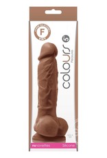 NSN Colours - Pleasures - 5" Dildo - Brown