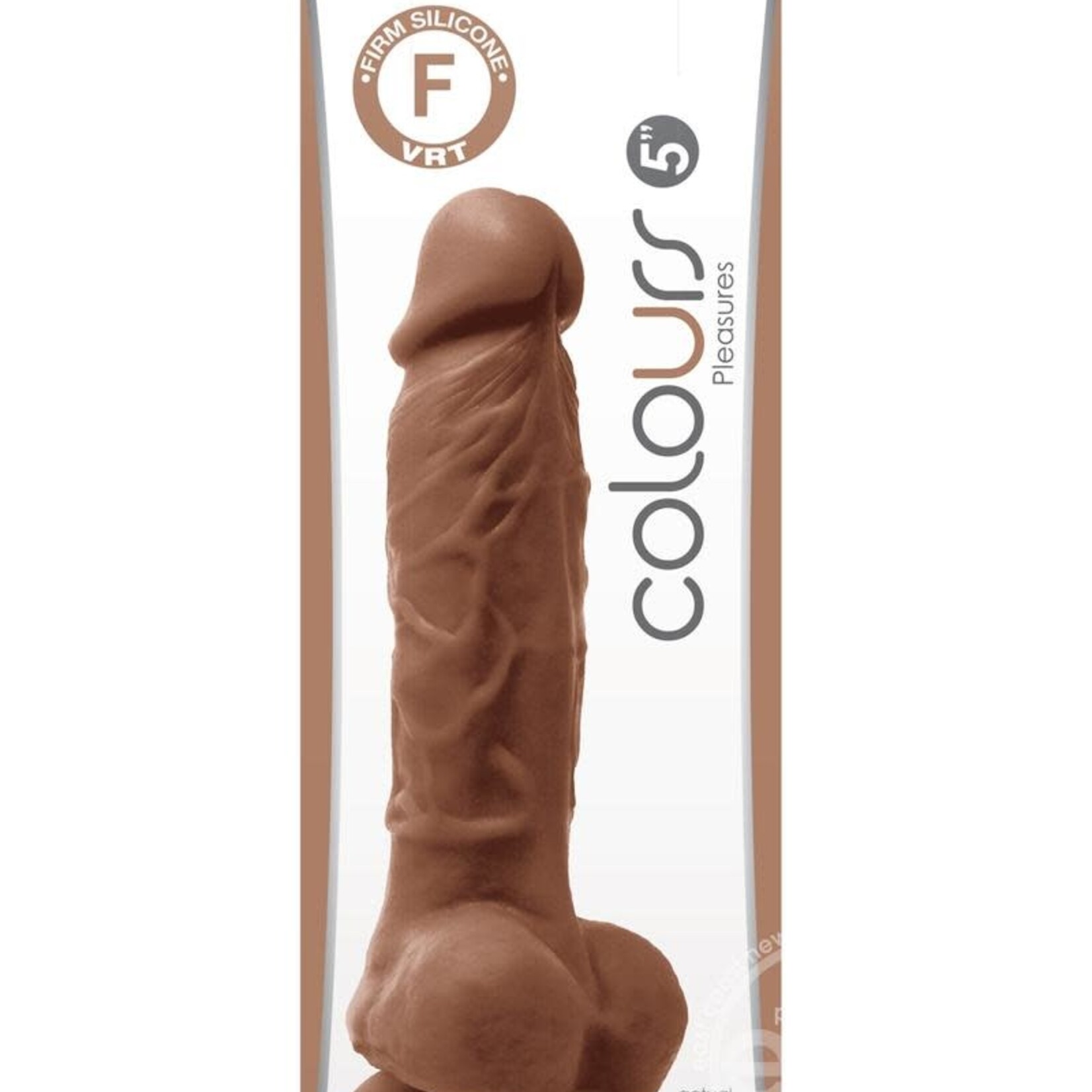 NSN Colours - Pleasures - 5" Dildo - Brown
