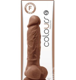 NSN Colours - Pleasures - 5" Dildo - Brown