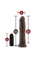 Blush Novelties Dr. Skin - Dr. Throb - 9.5 Inch Vibrating Realistic Cock With Suction Cup - Chocolate Blush Novelties Dr. Skin - Dr. Throb - 9.5 Inch Vibrating Realistic Cock With Suction Cup - Chocolate