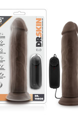 Blush Novelties Dr. Skin - Dr. Throb - 9.5 Inch Vibrating Realistic Cock With Suction Cup - Chocolate Blush Novelties Dr. Skin - Dr. Throb - 9.5 Inch Vibrating Realistic Cock With Suction Cup - Chocolate