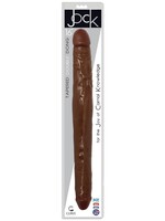 Jock Curve Novelties Jock 16" Double Dong - Chocolate