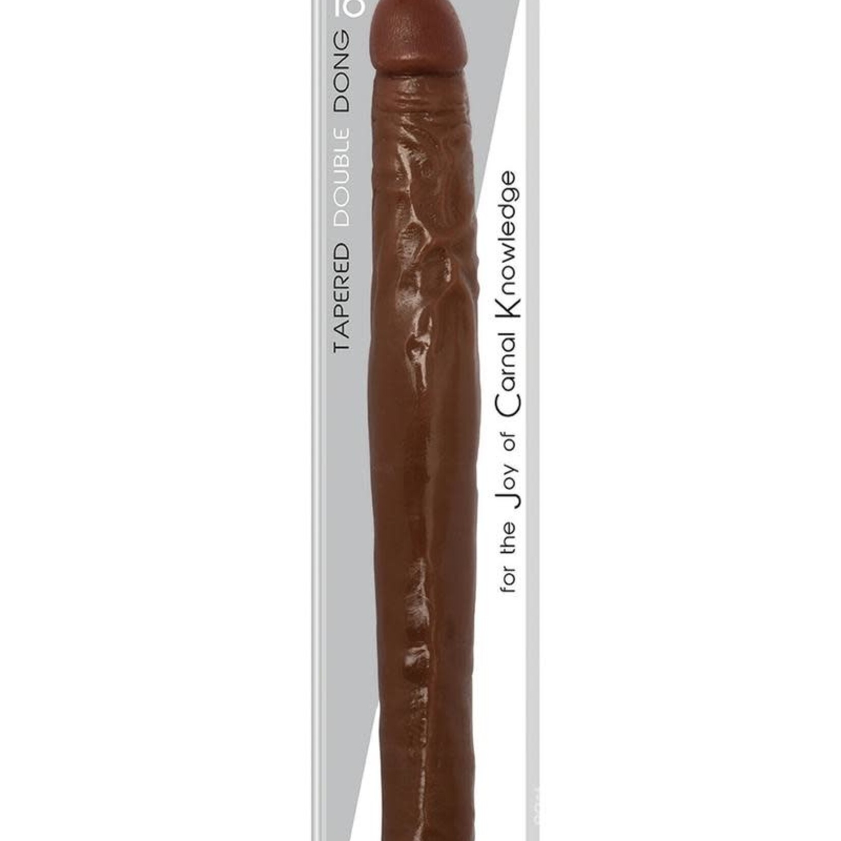 Jock Curve Novelties Jock 16" Double Dong - Chocolate