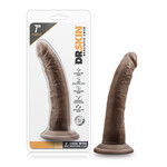 Blush Novelties Dr. Skin - 7 Inch Cock With Suction Cup - Chocolate