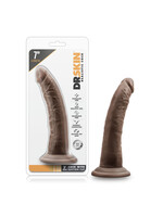 Blush Novelties Dr. Skin - 7 Inch Cock With Suction Cup - Chocolate