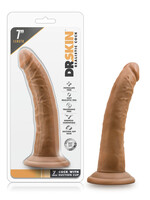 Blush Novelties Dr. Skin - 7 Inch Cock With Suction Cup - Mocha