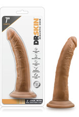Blush Novelties Dr. Skin - 7 Inch Cock With Suction Cup - Mocha