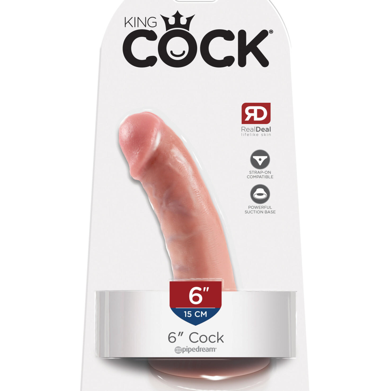 Pipedream King Cock 6-Inch Cock - Flesh