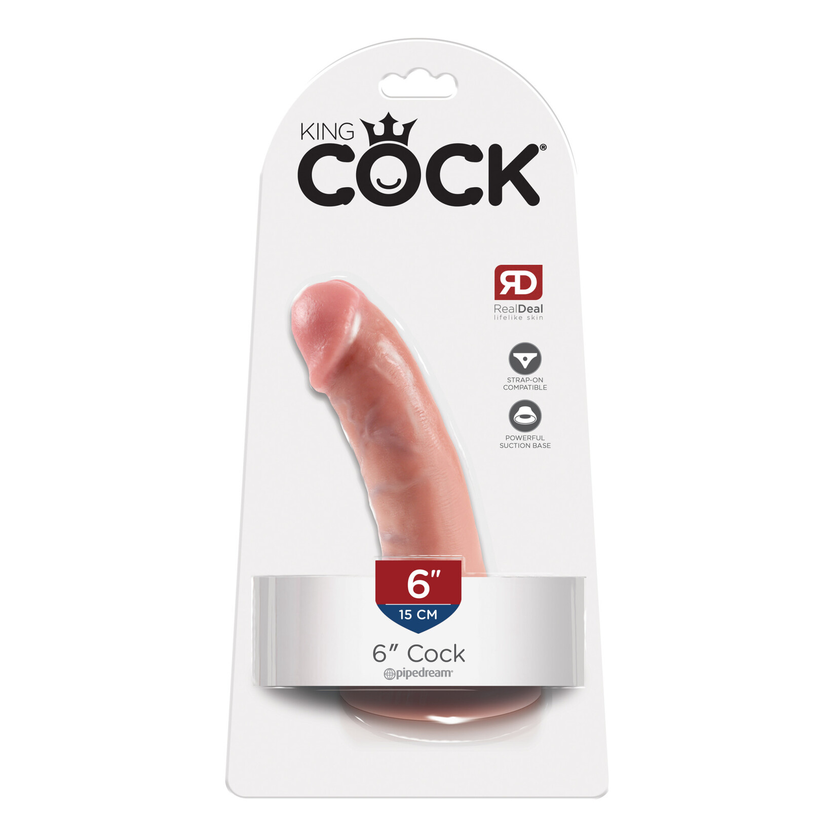 Pipedream King Cock 6-Inch Cock - Flesh