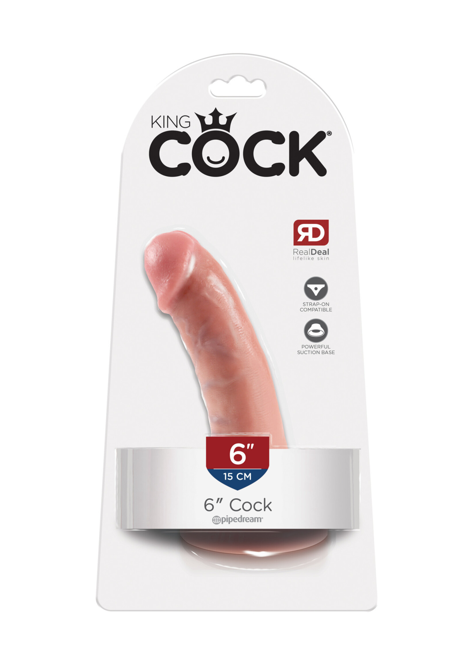 Pipedream King Cock 6-Inch Cock - Flesh