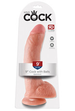 Pipedream King Cock 9-Inch Cock With Balls - Flesh