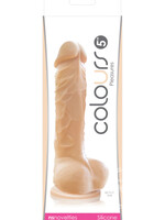 nsnovelties Colours Pleasures - 5" Dildo - White