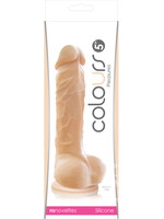 nsnovelties Colours Pleasures - 5" Dildo - White
