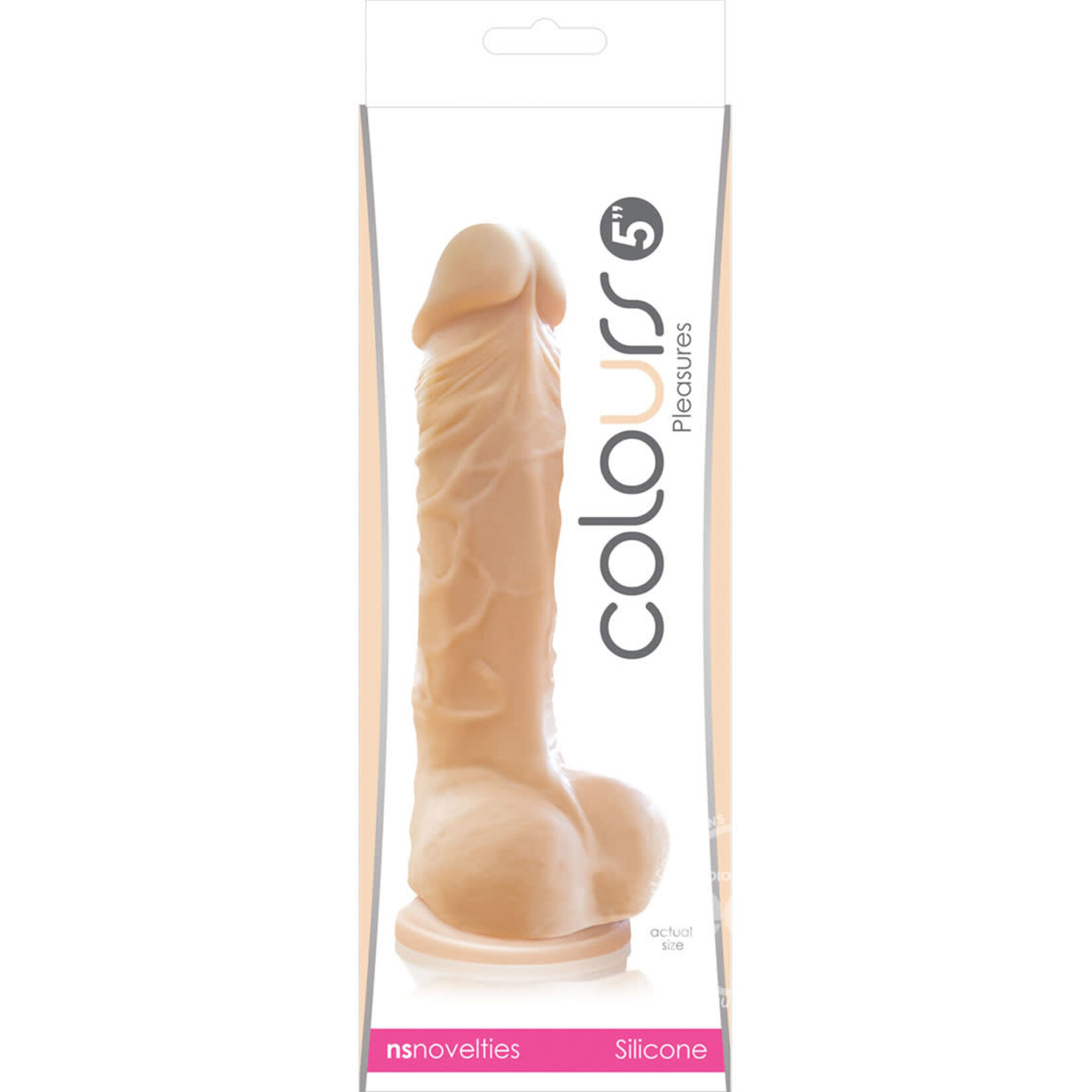 nsnovelties Colours Pleasures - 5" Dildo - White