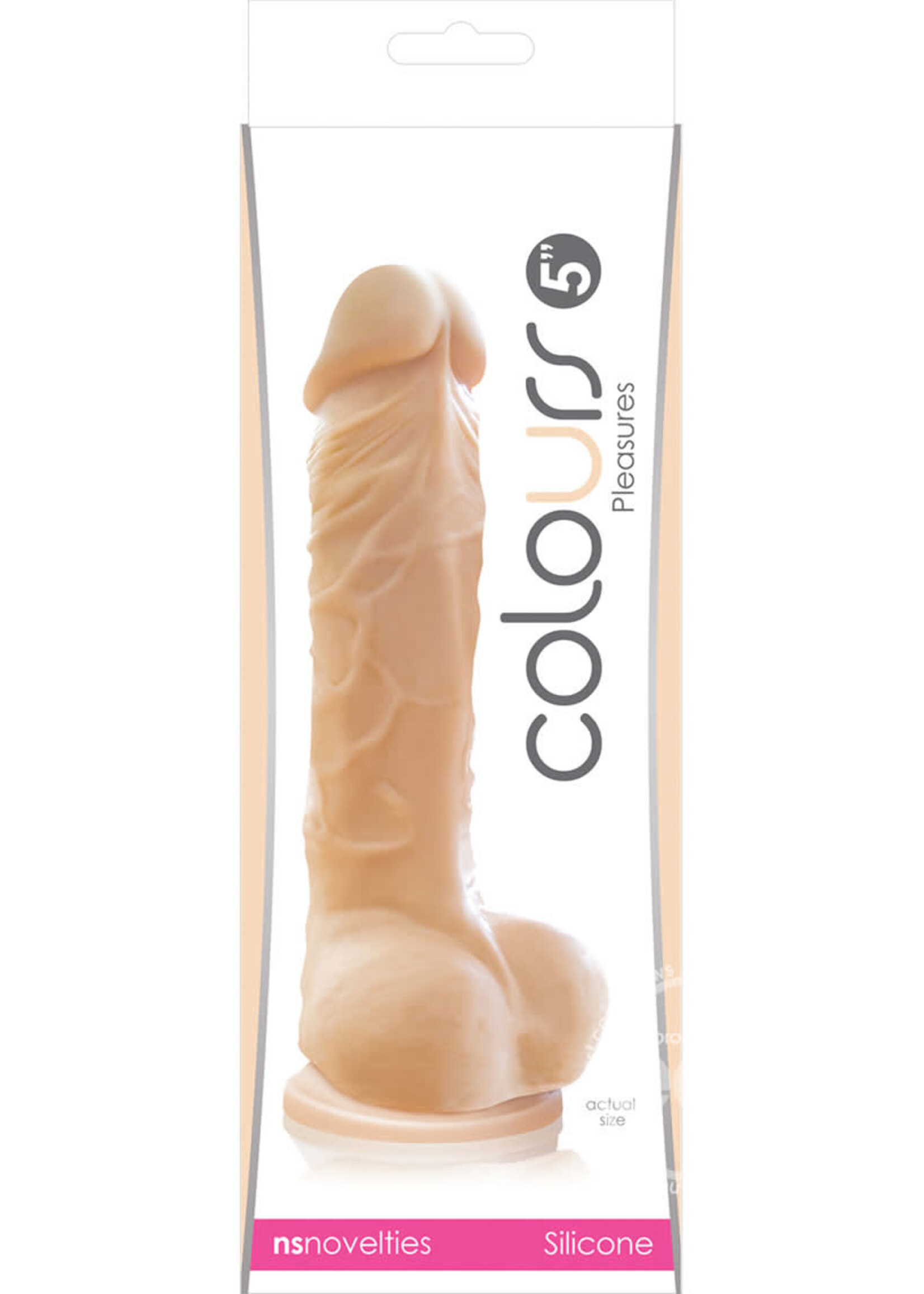 nsnovelties Colours Pleasures - 5" Dildo - White