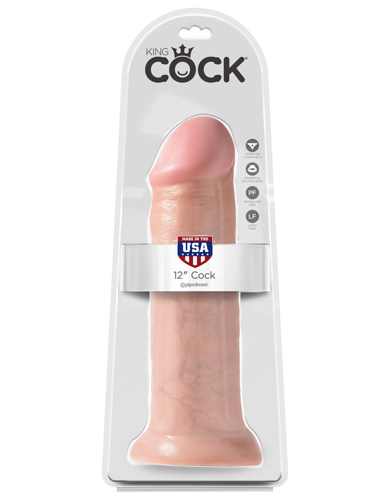 Pipedream King Cock 12" Cock - Flesh