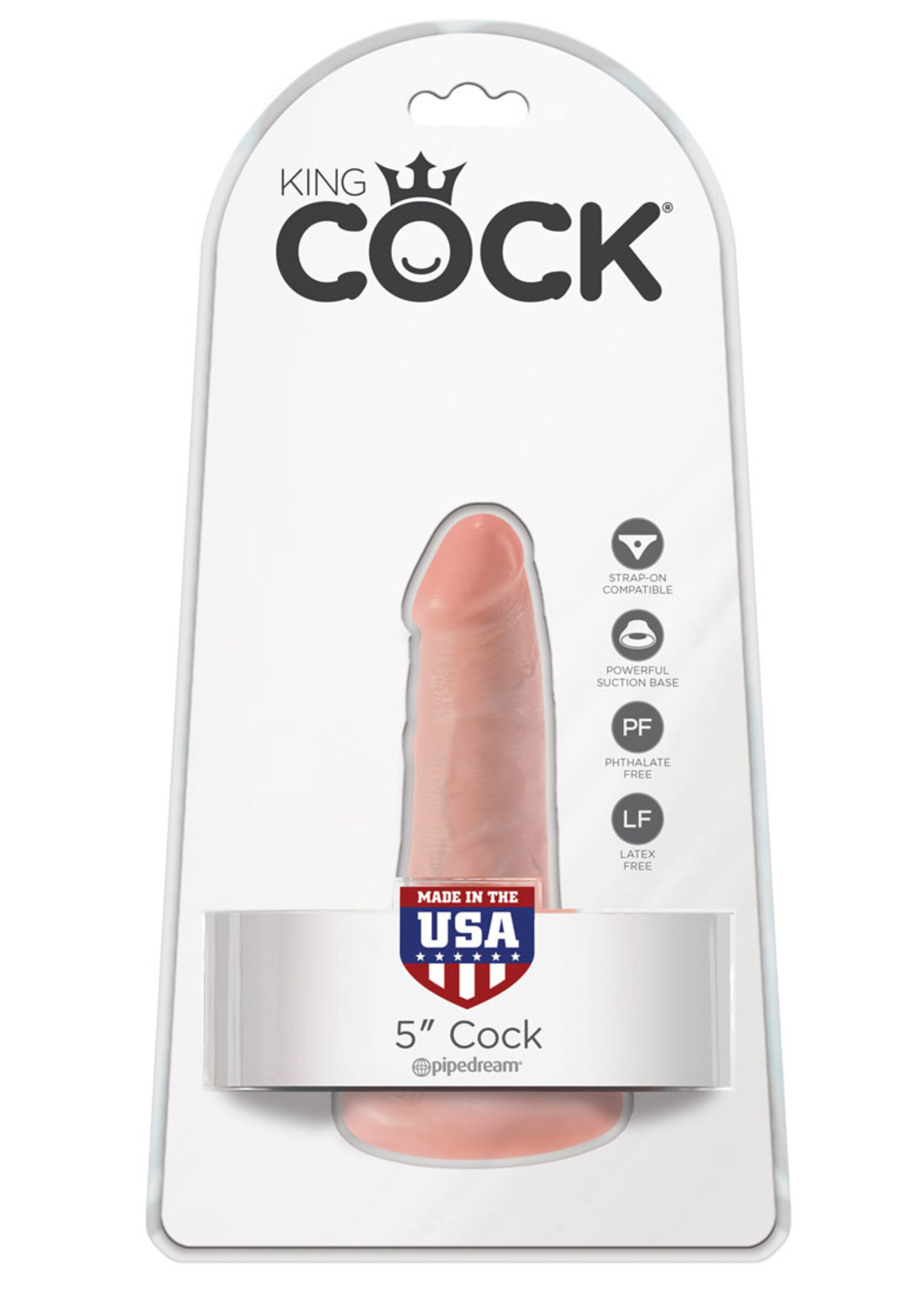 Pipedream King Cock 5" Cock - Light