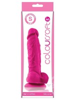 nsnovelties Coloursoft Silicone Realistic Dong Pink 5 Inch