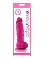 nsnovelties Coloursoft Silicone Realistic Dong Pink 5 Inch