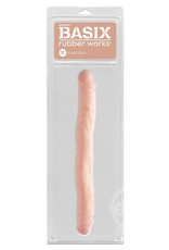 Pipedream Basix Rubber Works 12 Inch Double Dong - Flesh