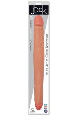 Curve Toys Jock 16" Tapered Double Dong - Vanilla