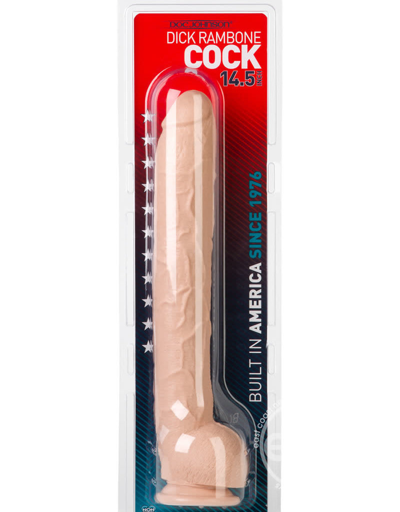 Doc Johnson Dick Rambone Cock - 17 Inch - White