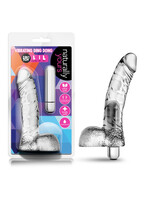 Blush Novelties Naturally Yours - Vibrating Ding Dong - Clear