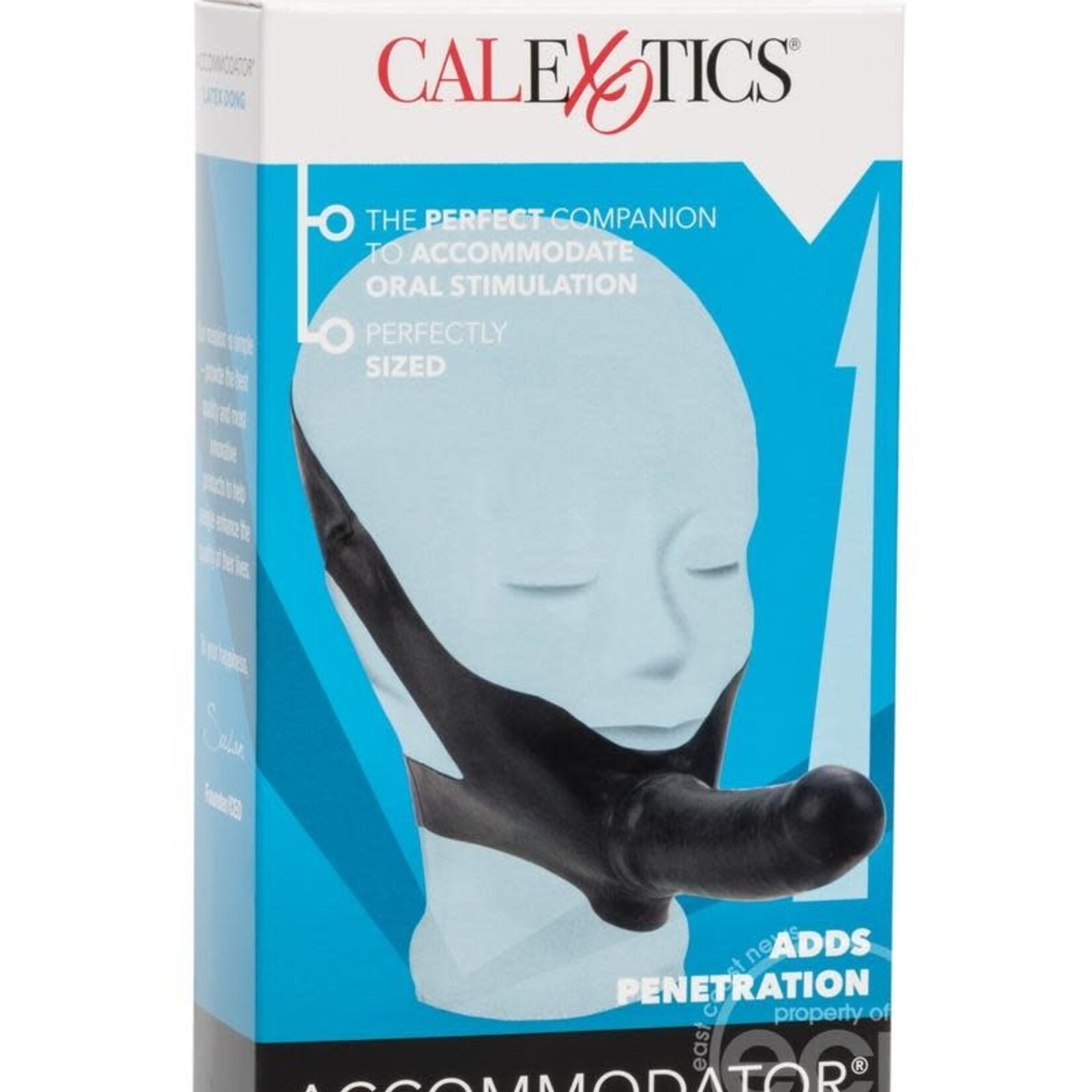 California Exotic Novelties The Original Accomodator Latex Dong - Black