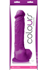 nsnovelties Colours Pleasures - 8" Dildo - Purple