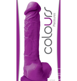 nsnovelties Colours Pleasures - 8" Dildo - Purple