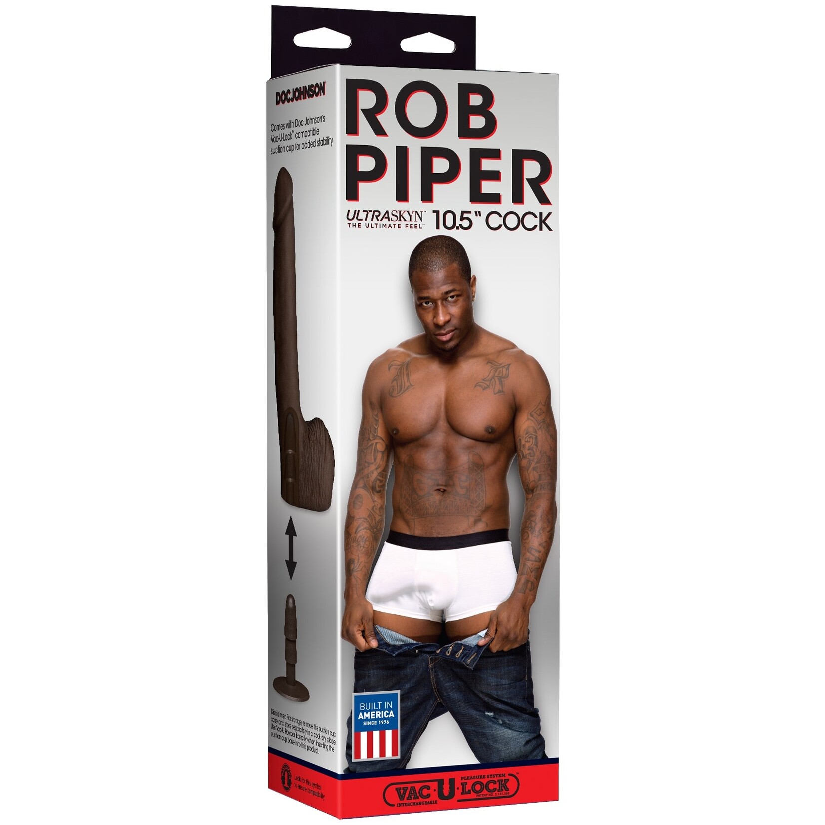 Doc Johnson Rob Piper Ultraskyn 10.5 Inch Cock