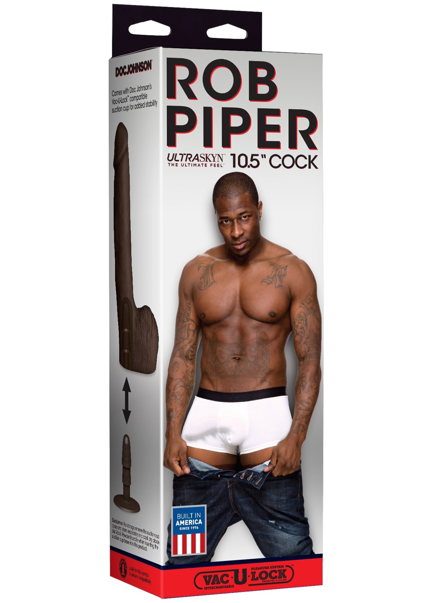 Doc Johnson Rob Piper Ultraskyn 10.5 Inch Cock