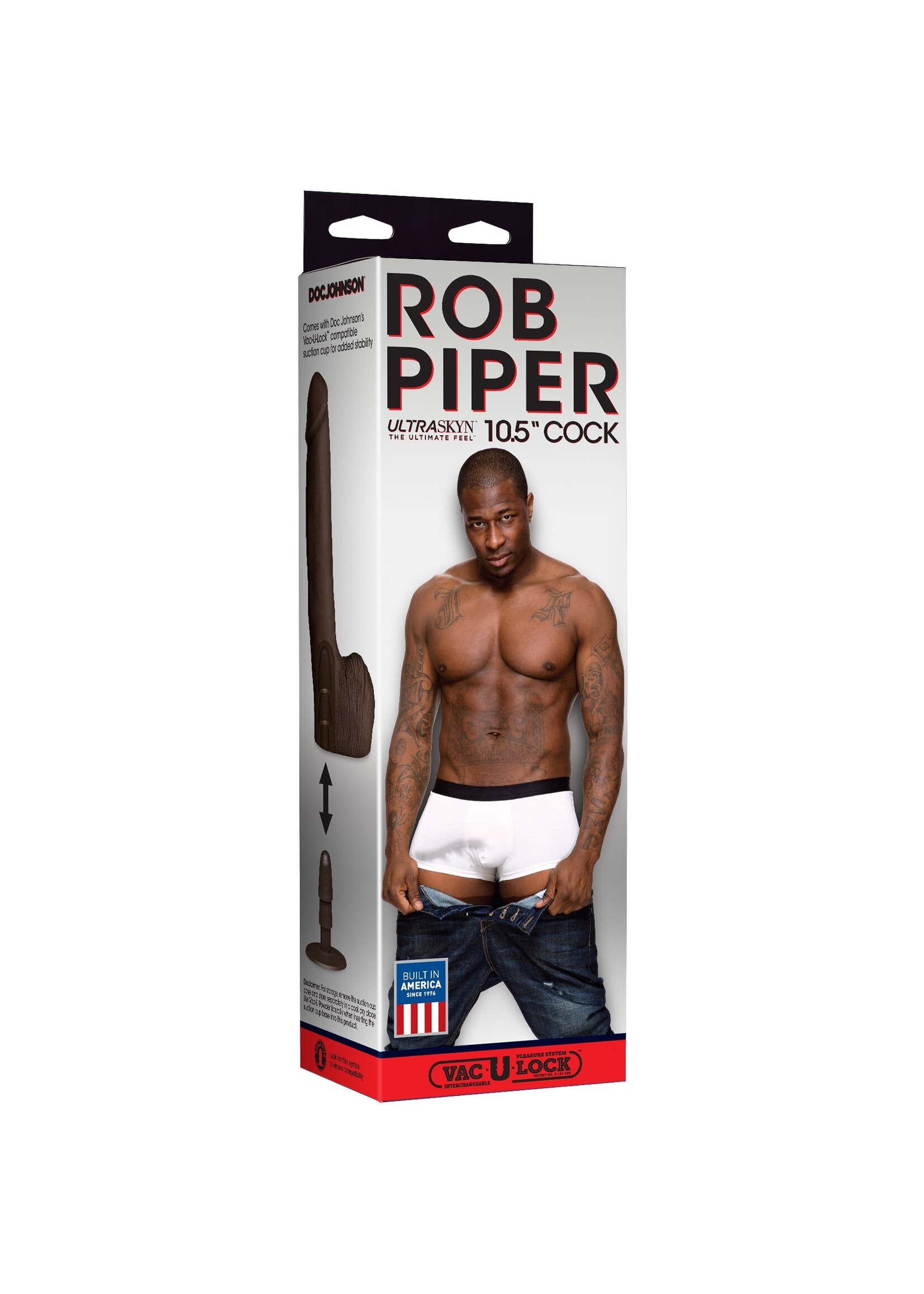 Doc Johnson Rob Piper Ultraskyn 10.5 Inch Cock