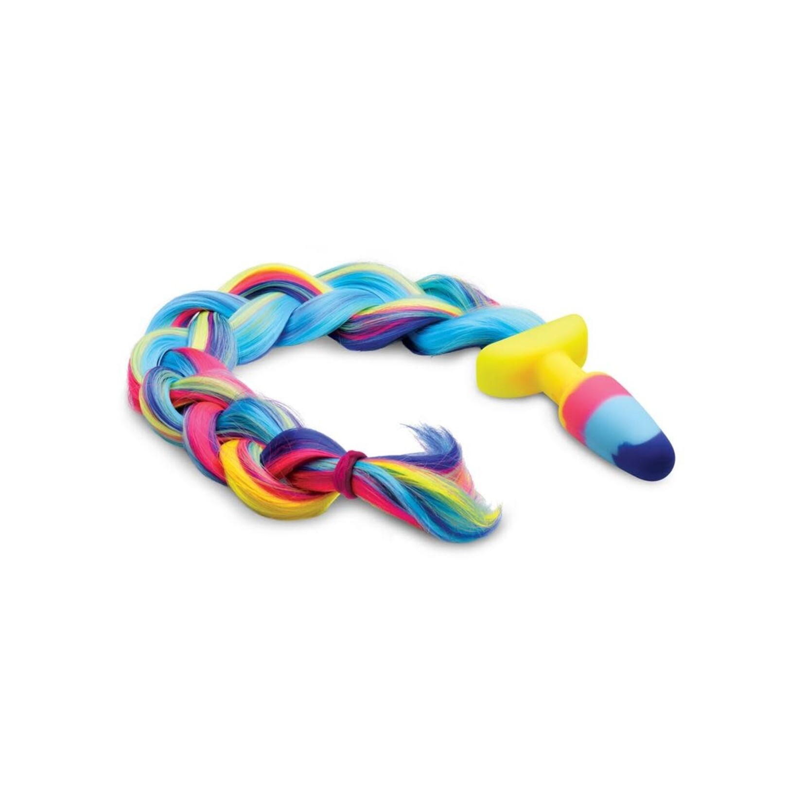 XR Brands Tailz Tailz Unicorn Tail Anal Plug - Multicolor