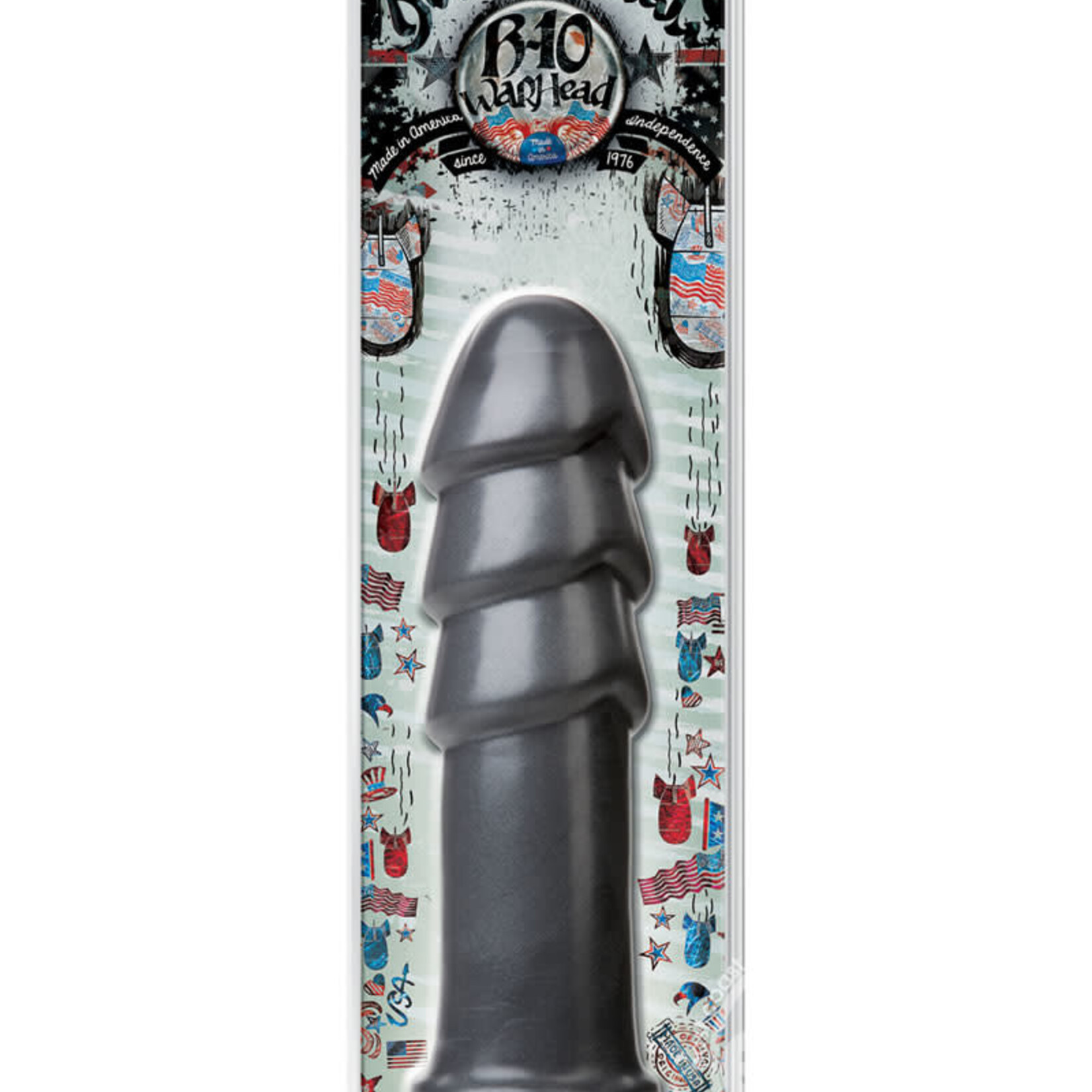 Doc Johnson American Bombshell B10 Warhead - Gun Metal