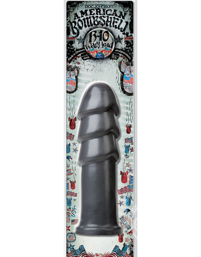 Doc Johnson American Bombshell B10 Warhead - Gun Metal