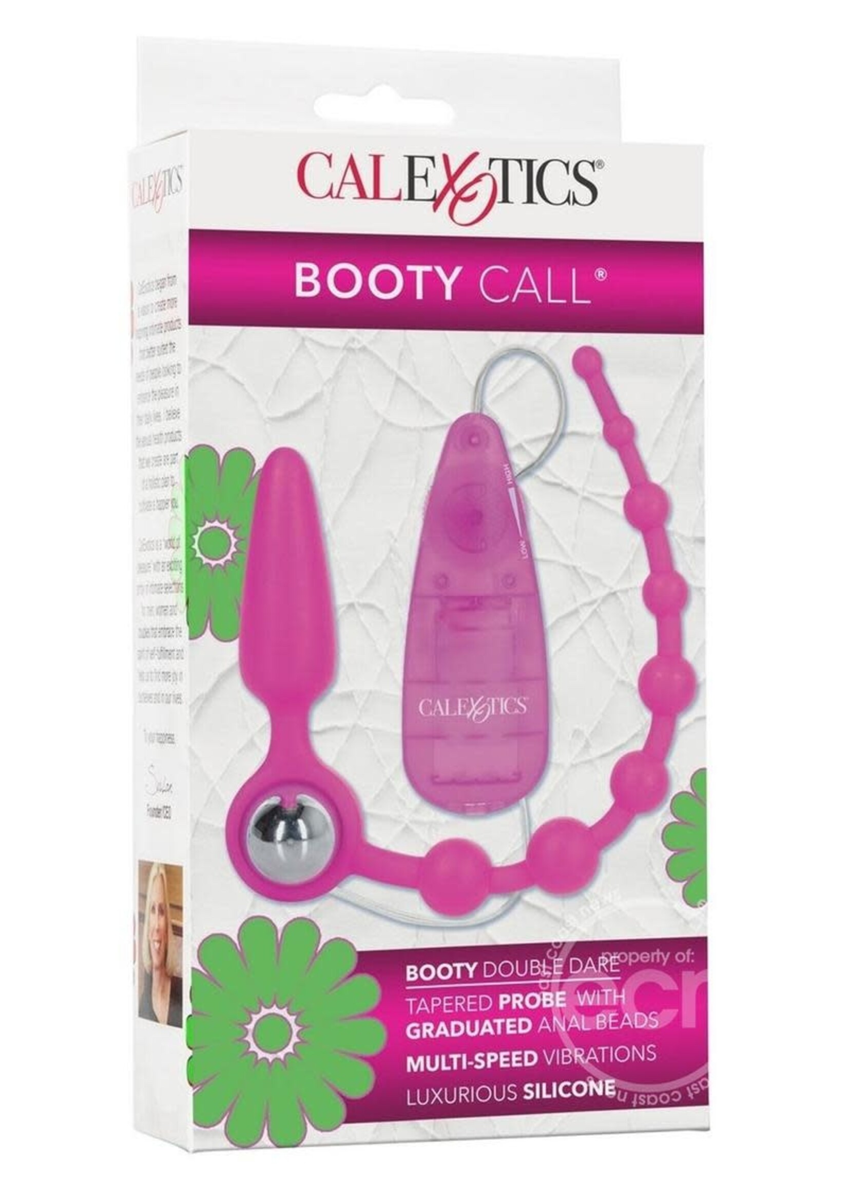 California Exotic Novelties Booty Call Booty Double Dare - Pink