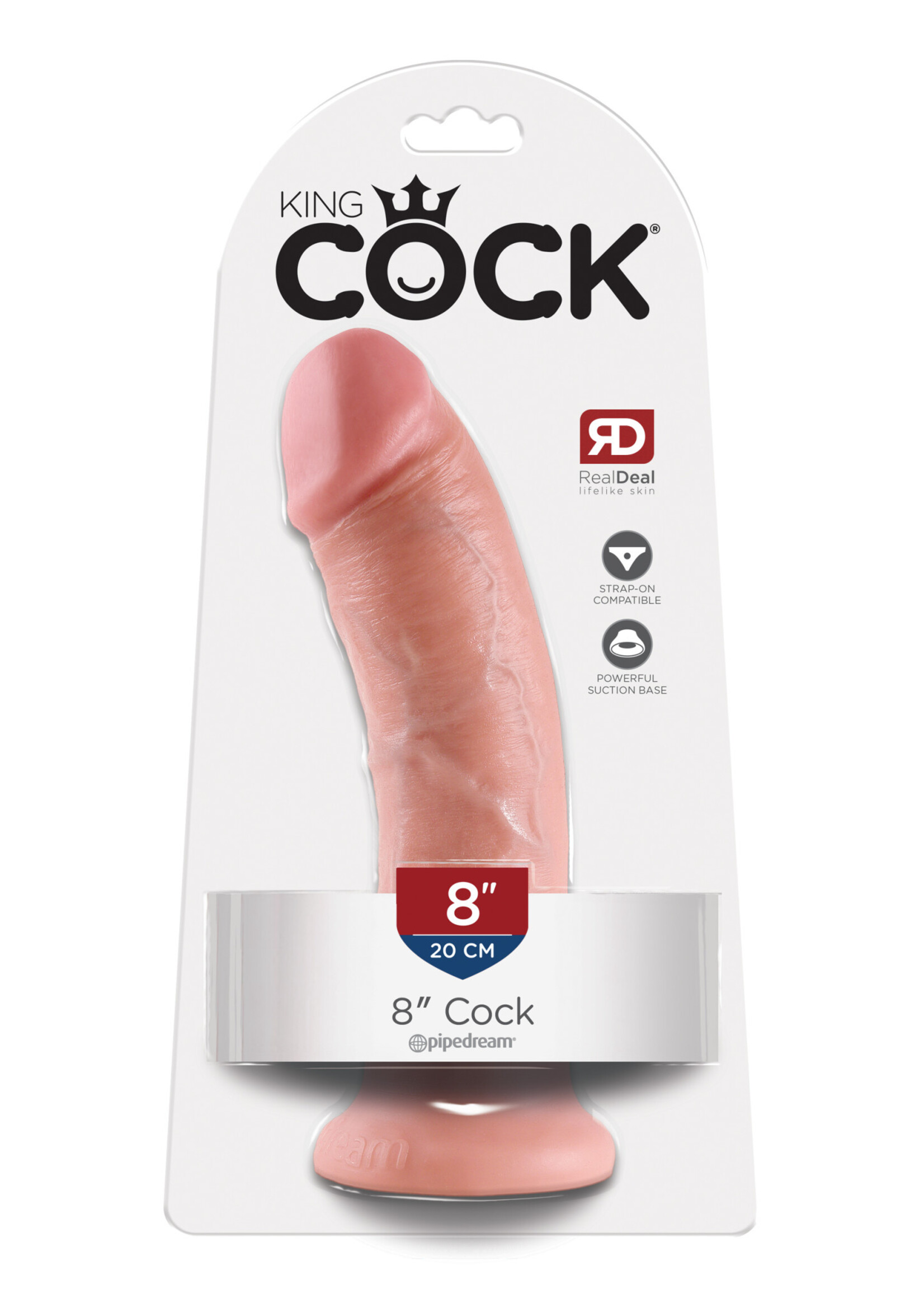 Pipedream King Cock 8-Inch Cock - Flesh