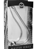 XR Brands Master Series Hooked  Stainless Steel Anal Hook